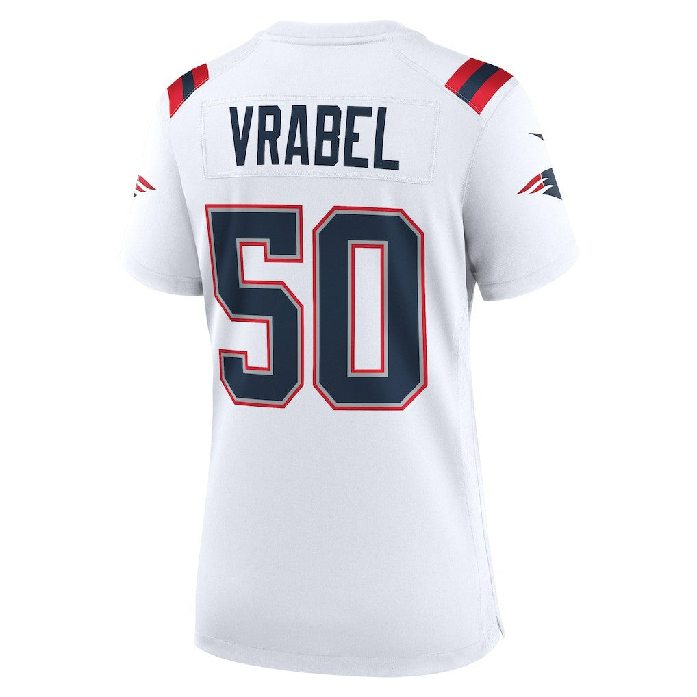 Mike Vrabel New England Patriots Women's Retired Player Game Jersey - White Jerseys