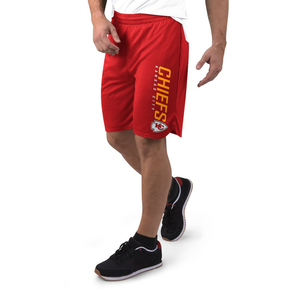 Kansas City Chiefs MSX by Michael Strahan Mesh Shorts - Red Shorts