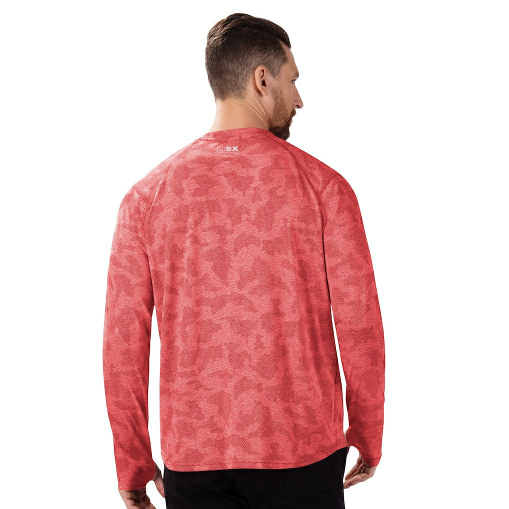Kansas City Chiefs MSX by Michael Strahan Performance Camo Long Sleeve T-Shirt - Red T-shirts