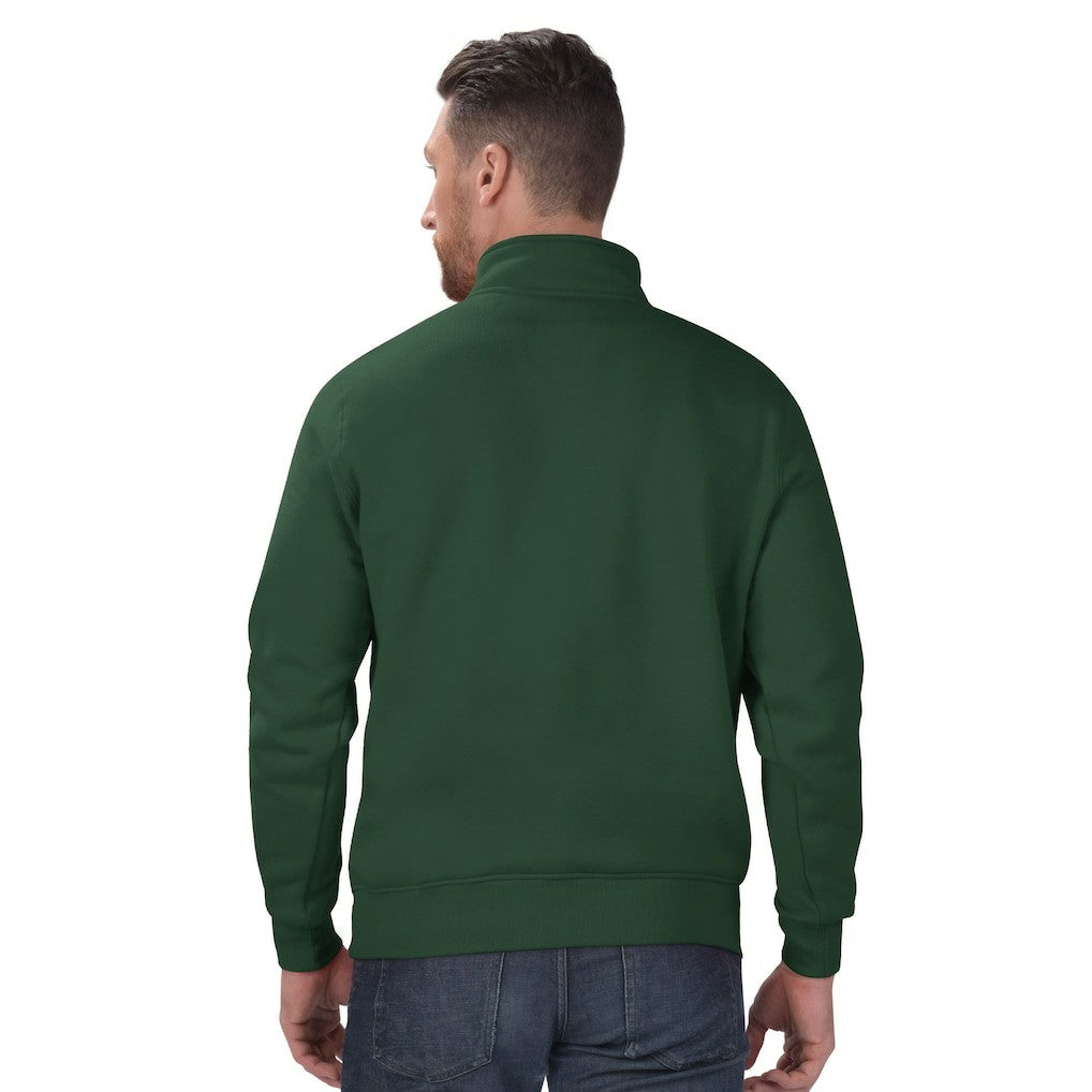 Green Bay Packers Starter Classic Quarter-Zip Pullover Sweatshirt - Green Pullover