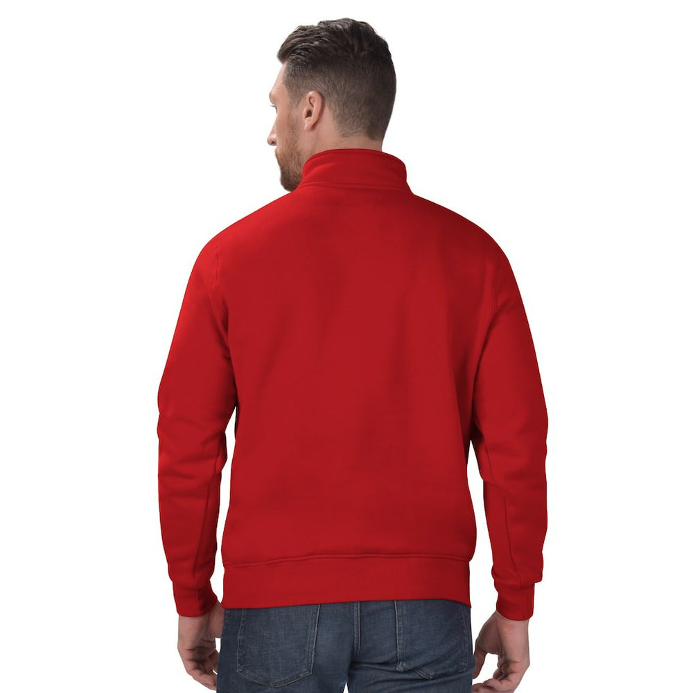 Kansas City Chiefs Starter Classic Quarter-Zip Pullover Sweatshirt - Red Pullover