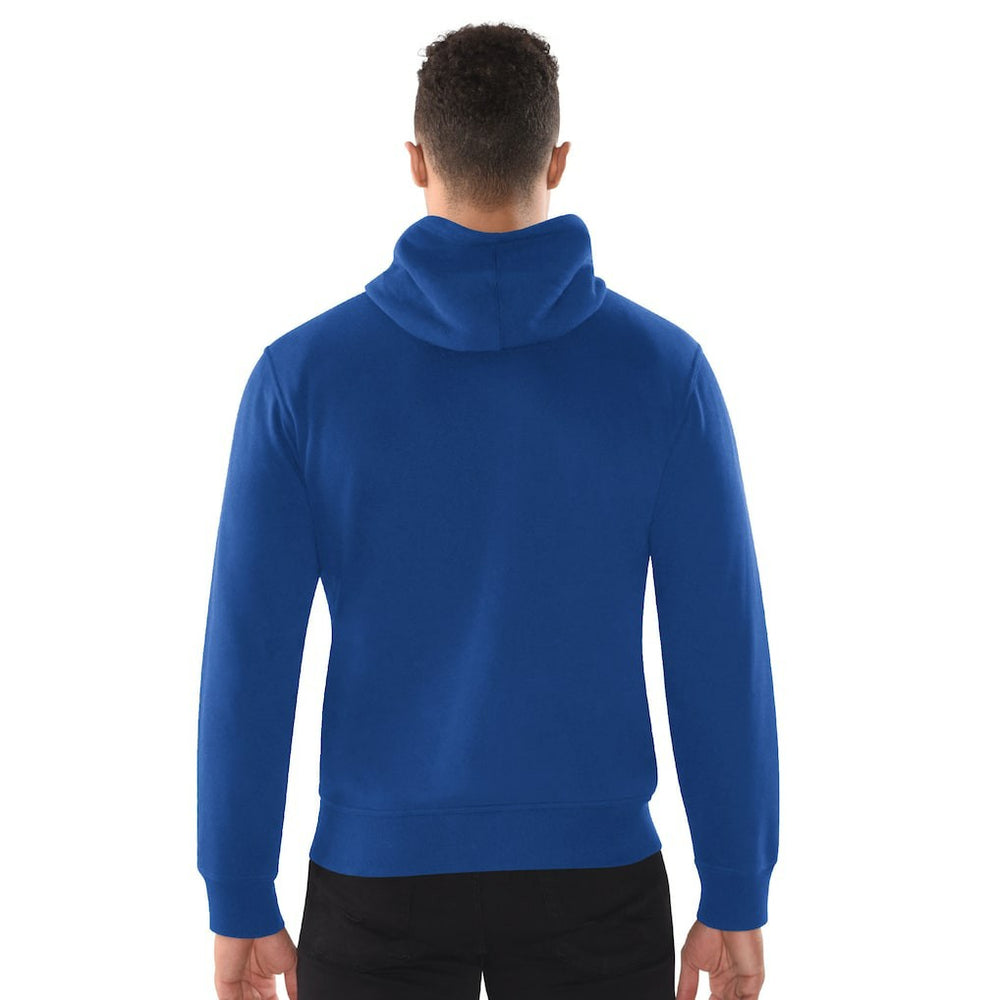 Buffalo Bills Starter Distressed Classic Full-Zip Hoodie - Royal Hoodies