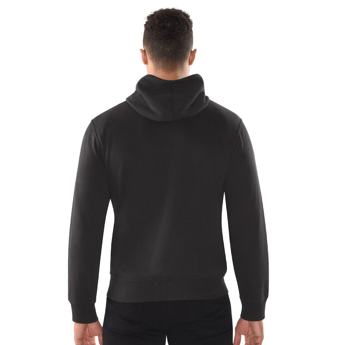 Detroit Lions Starter Distressed Classic Full-Zip Hoodie - Black Hoodies