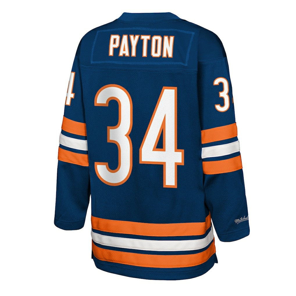 Walter Payton Chicago Bears Youth Hockey Fashion Jersey - Navy Jerseys