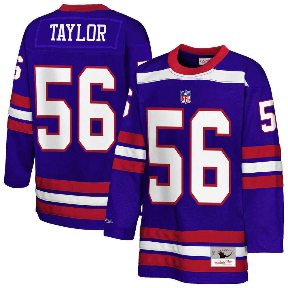 Lawrence Taylor New York Giants Youth Hockey Fashion Jersey - Royal Jerseys