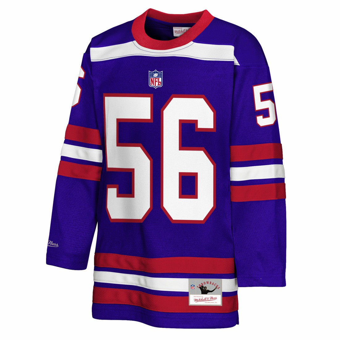Lawrence Taylor New York Giants Youth Hockey Fashion Jersey - Royal Jerseys