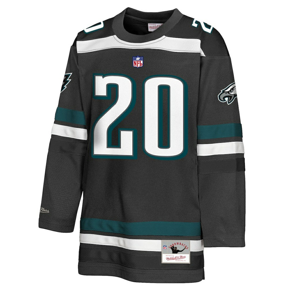 Brian Dawkins Philadelphia Eagles Youth Hockey Fashion Jersey - Black Jerseys