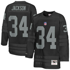 Bo Jackson Las Vegas Raiders Youth Hockey Fashion Jersey - Black Jerseys