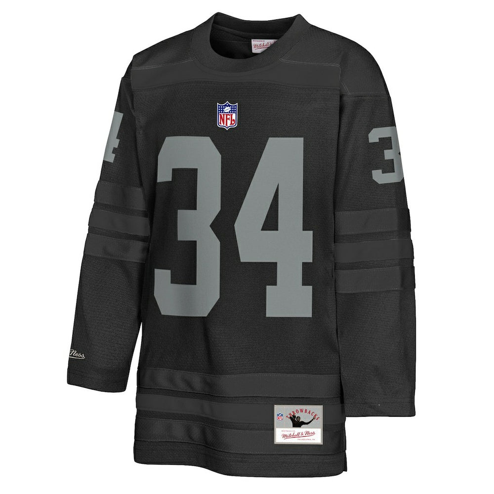 Bo Jackson Las Vegas Raiders Youth Hockey Fashion Jersey - Black Jerseys