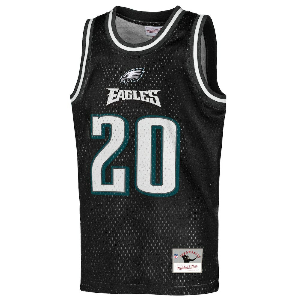 Brian Dawkins Philadelphia Eagles Youth Retired Player NFL Basketball Fashion Jersey - Black Jerseys