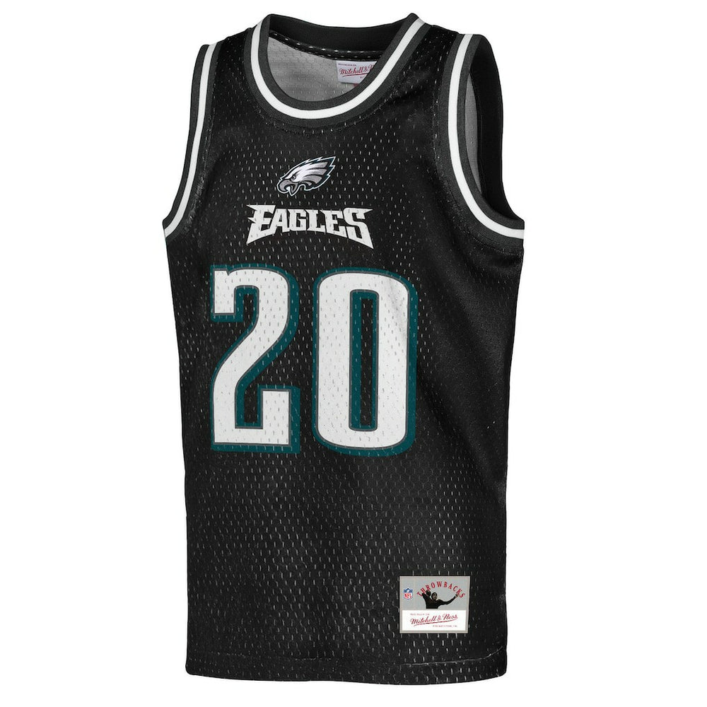 Brian Dawkins Philadelphia Eagles Youth Retired Player NFL Basketball Fashion Jersey - Black Jerseys