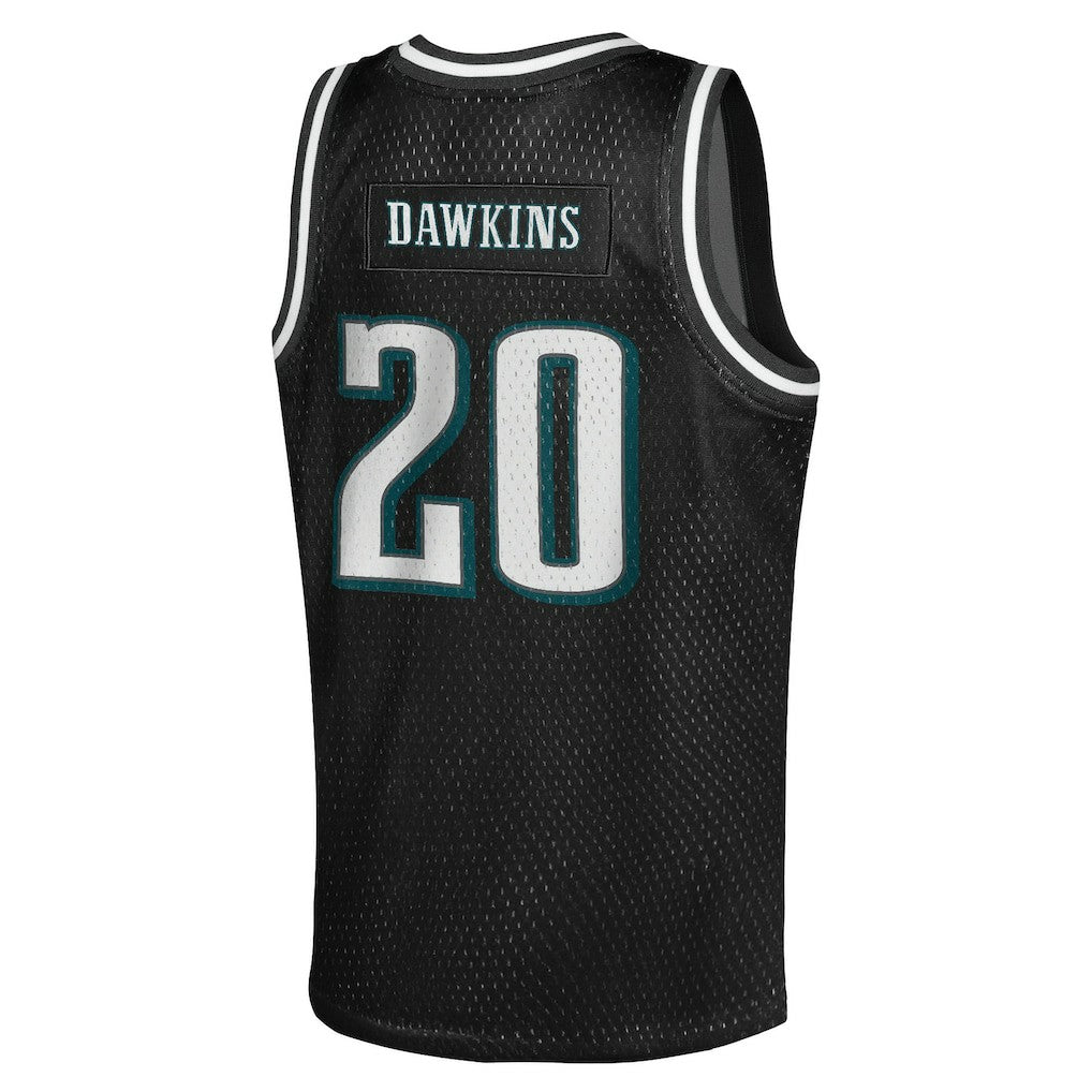 Brian Dawkins Philadelphia Eagles Youth Retired Player NFL Basketball Fashion Jersey - Black Jerseys