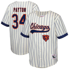Walter Payton Chicago Bears Youth Retired Player Name & Number Baseball Jersey - Cream Jerseys