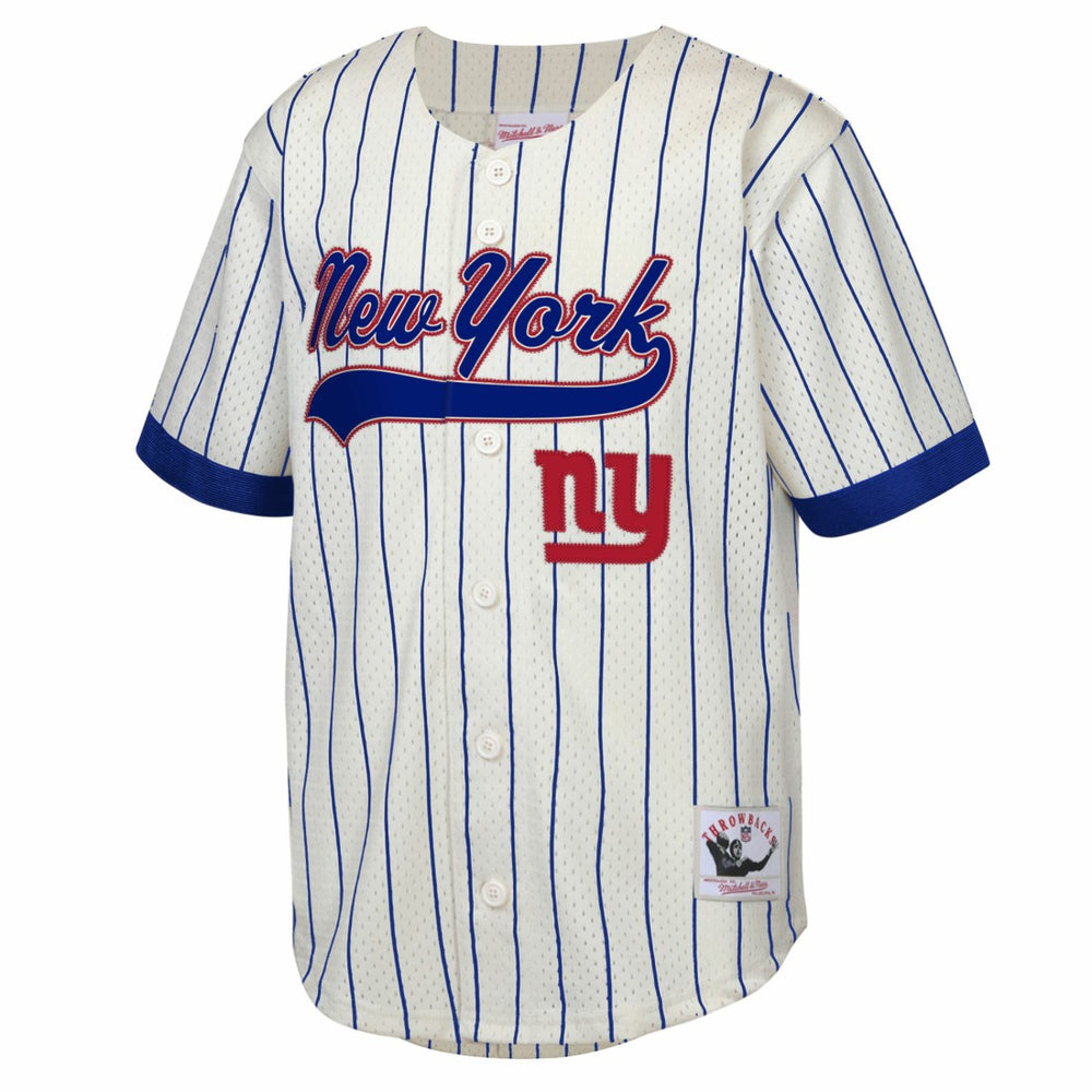 Lawrence Taylor New York Giants Youth Retired Player Name & Number Baseball Jersey - Cream Jerseys