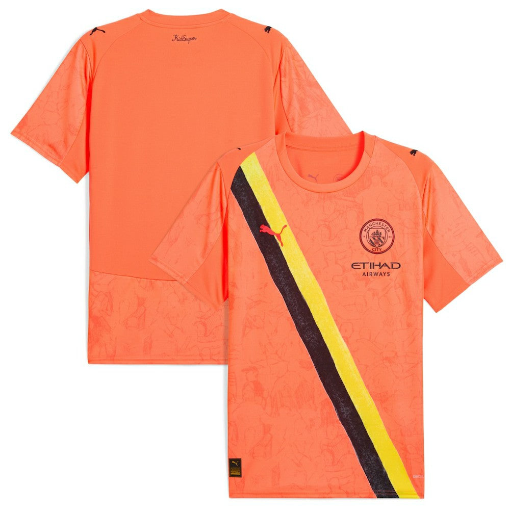 Manchester City x KidSuper 2025 FIFA Club World Cup Replica Jersey Orange - Puma sale