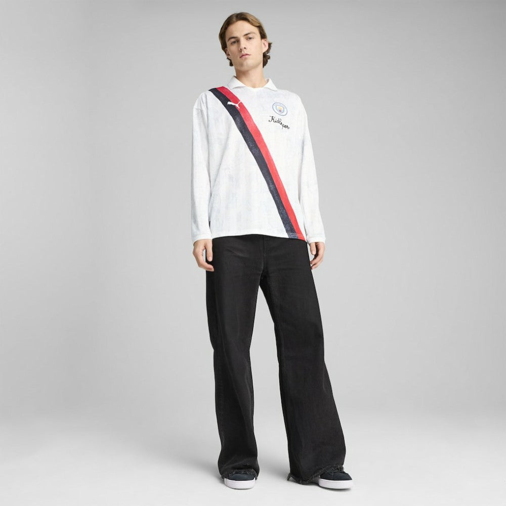 Manchester City x KidSuper 2025 FIFA Club World Cup Retro Long Sleeve T-Shirt White - Puma sale