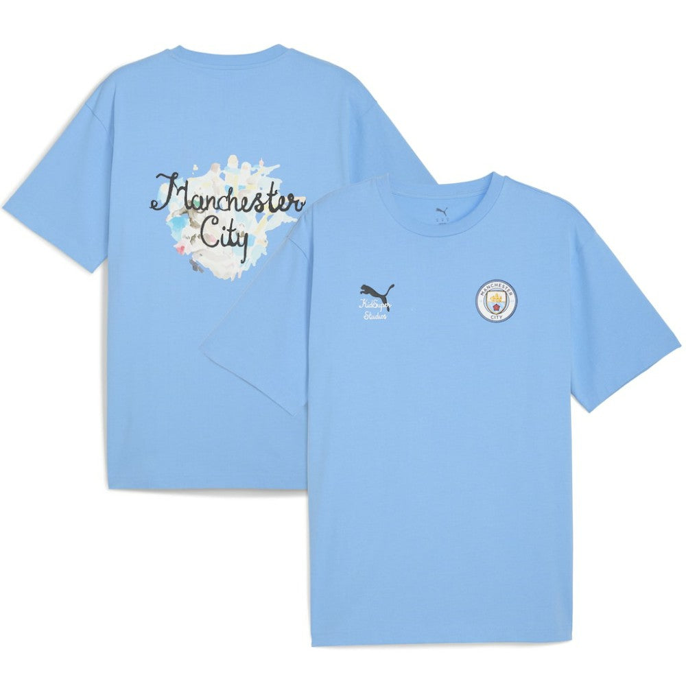 Manchester City x KidSuper 2025 FIFA Club World Cup Graphic T-Shirt Light Blue - Puma sale