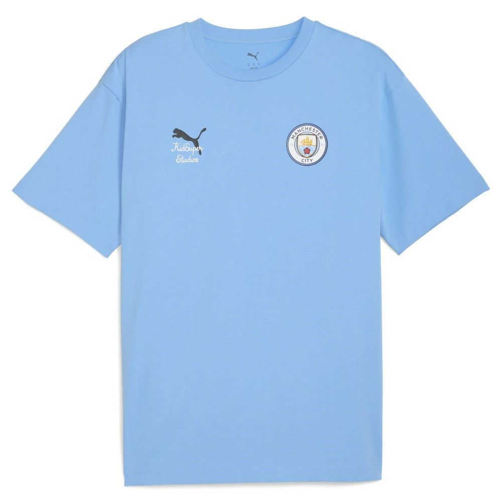 Manchester City x KidSuper 2025 FIFA Club World Cup Graphic T-Shirt Light Blue - Puma sale
