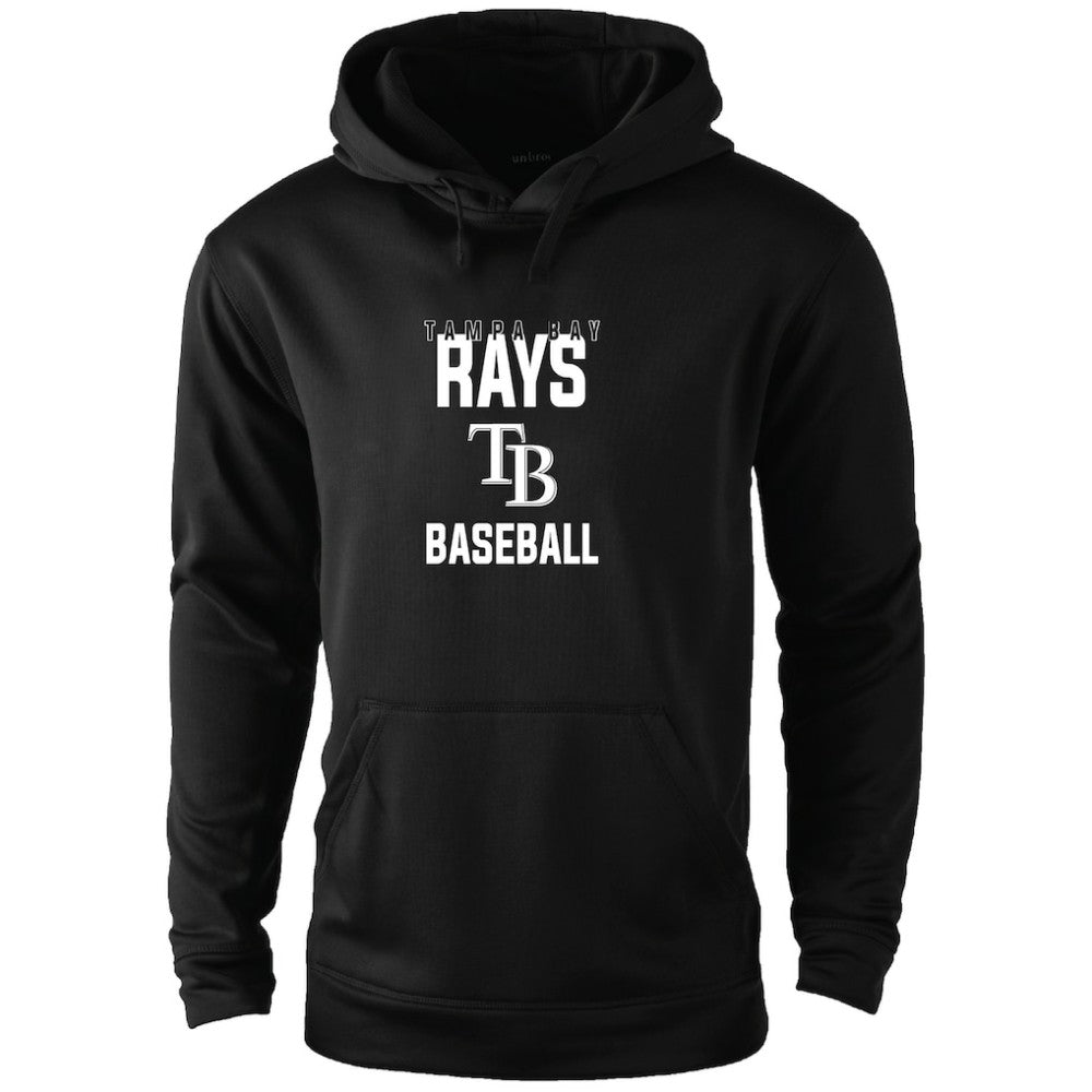 Tampa Bay Rays Dunbrooke Champion Pullover Hoodie - Black Hoodies