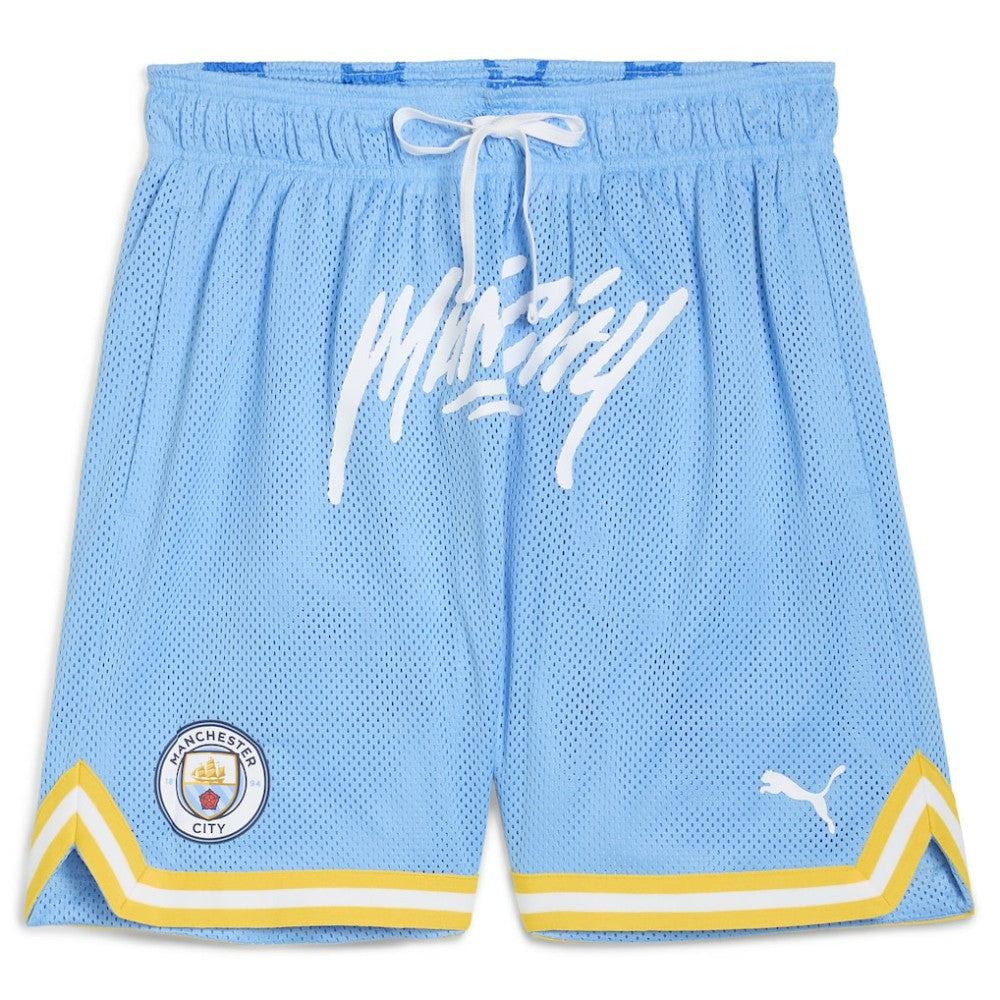 Manchester City 2025 FIFA Club World Cup Hoops Reversible Shorts Light Blue - Puma for sale