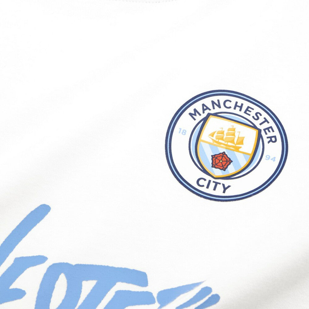Manchester City 2025 FIFA Club World Cup Hoops T-Shirt White - Puma on sale