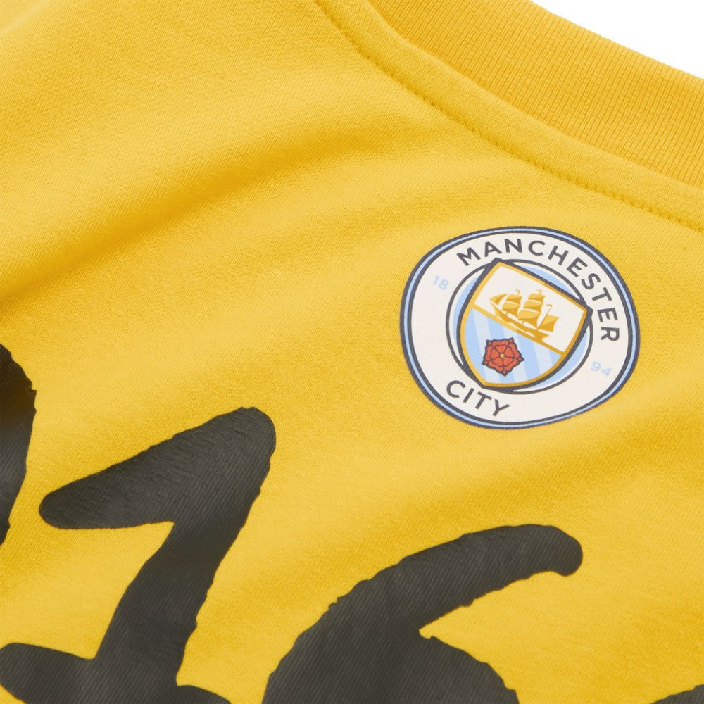 Manchester City 2025 FIFA Club World Cup Hoops T-Shirt Yellow - Puma online