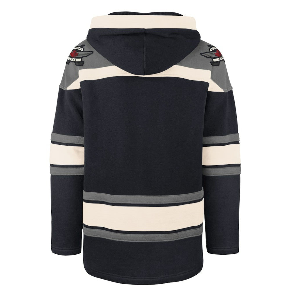 Winnipeg Jets '47 Superior Lacer Hoodie - Navy | US 202773267