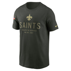 New Orleans Saints 2025 Salute to Service Sideline Primary Edge Dri-FIT T-Shirt - Forest Green T-shirts