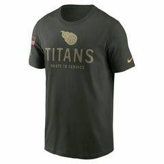 Tennessee Titans 2025 Salute to Service Sideline Primary Edge Dri-FIT T-Shirt - Forest Green T-shirts