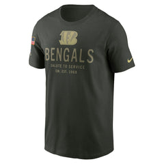 Cincinnati Bengals 2025 Salute to Service Sideline Primary Edge Dri-FIT T-Shirt - Forest Green T-shirts