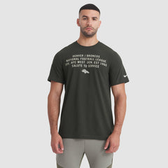 Denver Broncos 2025 Salute to Service Sideline Slub Dri-FIT T-Shirt - Forest Green T-shirts