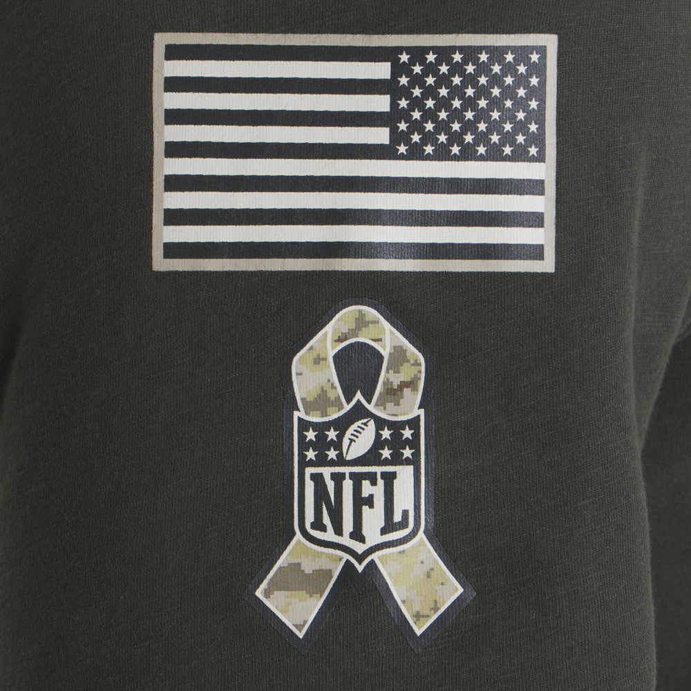 Denver Broncos 2025 Salute to Service Sideline Slub Dri-FIT T-Shirt - Forest Green T-shirts