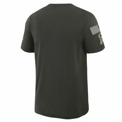 Green Bay Packers 2025 Salute to Service Sideline Slub Dri-FIT T-Shirt - Forest Green T-shirts