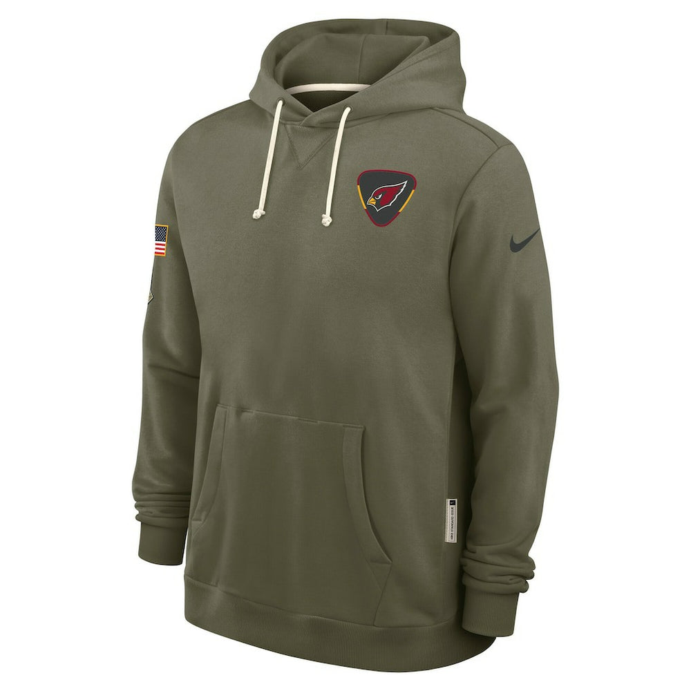 Arizona Cardinals 2025 Salute to Service Sideline Standard Issue Dri-FIT Hoodie - Olive Hoodies