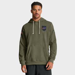 Buffalo Bills 2025 Salute to Service Sideline Standard Issue Dri-FIT Hoodie - Olive Hoodies