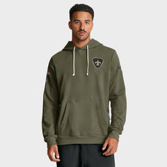 New Orleans Saints 2025 Salute to Service Sideline Standard Issue Dri-FIT Hoodie - Olive Hoodies