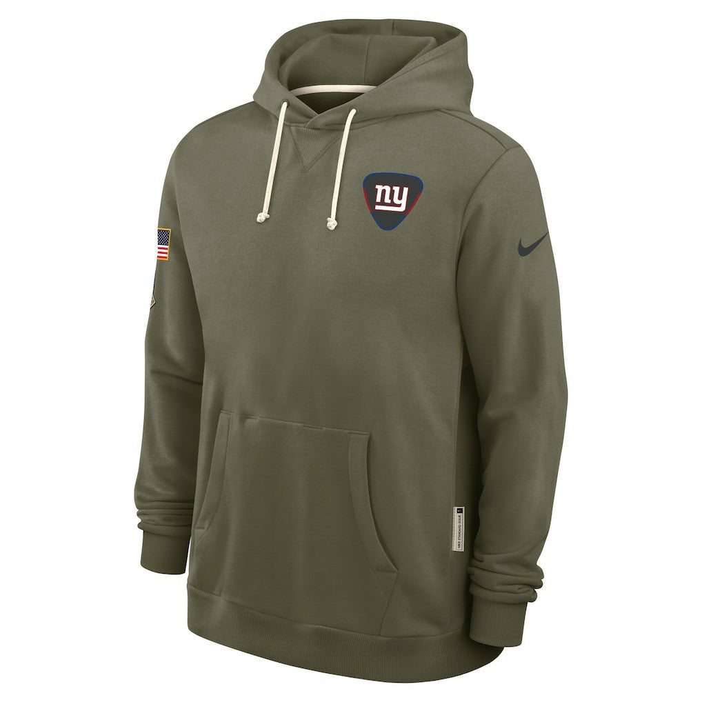 New York Giants 2025 Salute to Service Sideline Standard Issue Dri-FIT Hoodie - Olive Hoodies
