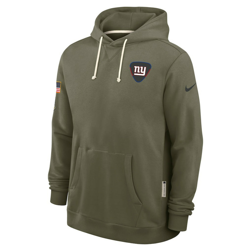 New York Giants 2025 Salute to Service Sideline Standard Issue Dri-FIT Hoodie - Olive Hoodies