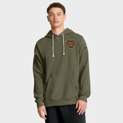 Washington Commanders 2025 Salute to Service Sideline Standard Issue Dri-FIT Hoodie - Olive Hoodies