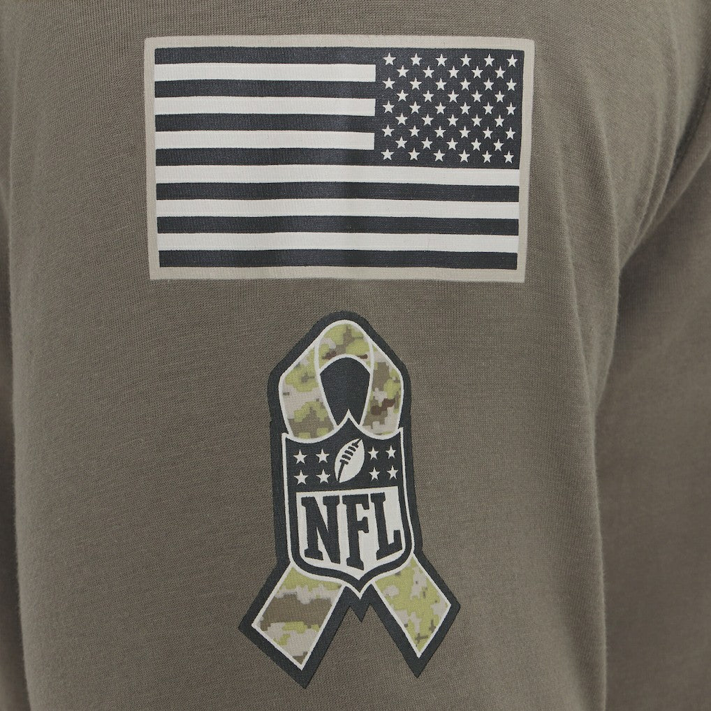 Miami Dolphins 2025 Salute to Service Sideline Long Sleeve T-Shirt - Olive T-shirts