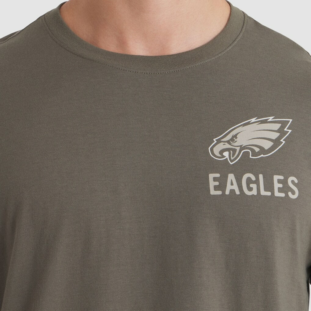 Philadelphia Eagles 2025 Salute to Service Sideline Long Sleeve T-Shirt - Olive T-shirts