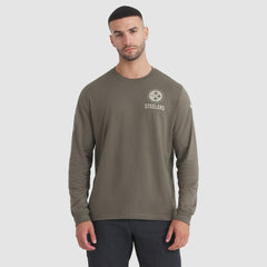 Pittsburgh Steelers 2025 Salute to Service Sideline Long Sleeve T-Shirt - Olive T-shirts