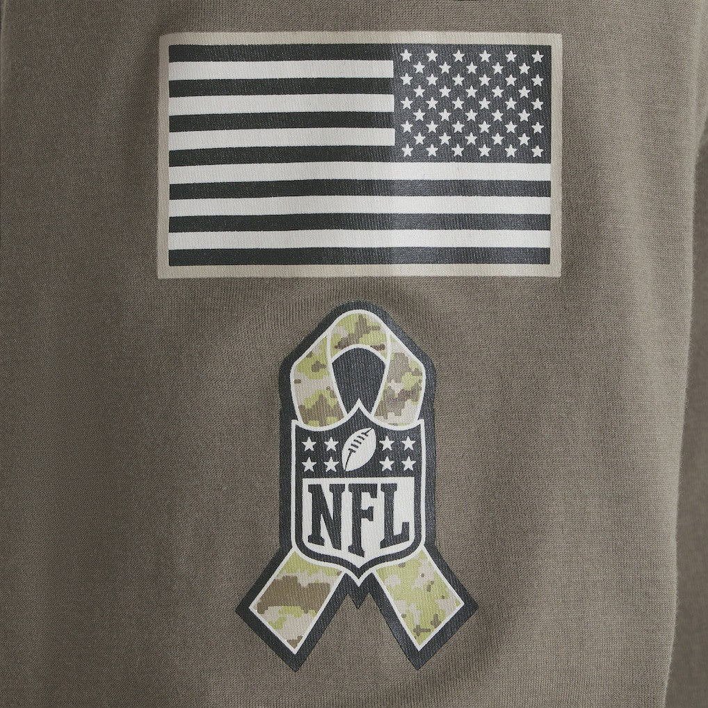 Pittsburgh Steelers 2025 Salute to Service Sideline Long Sleeve T-Shirt - Olive T-shirts