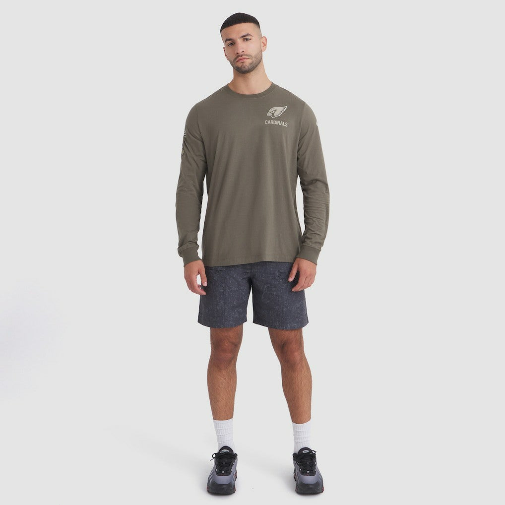 Arizona Cardinals 2025 Salute to Service Sideline Long Sleeve T-Shirt - Olive T-shirts