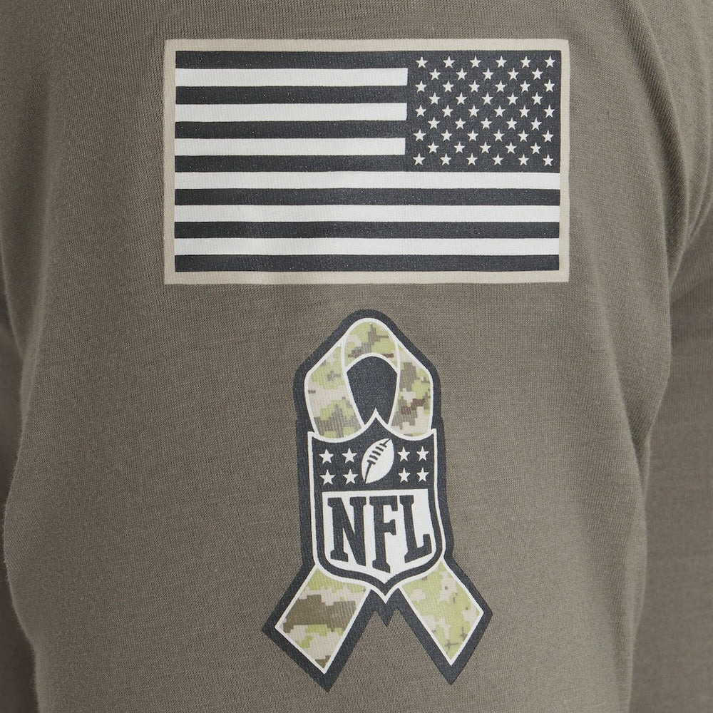 Arizona Cardinals 2025 Salute to Service Sideline Long Sleeve T-Shirt - Olive T-shirts