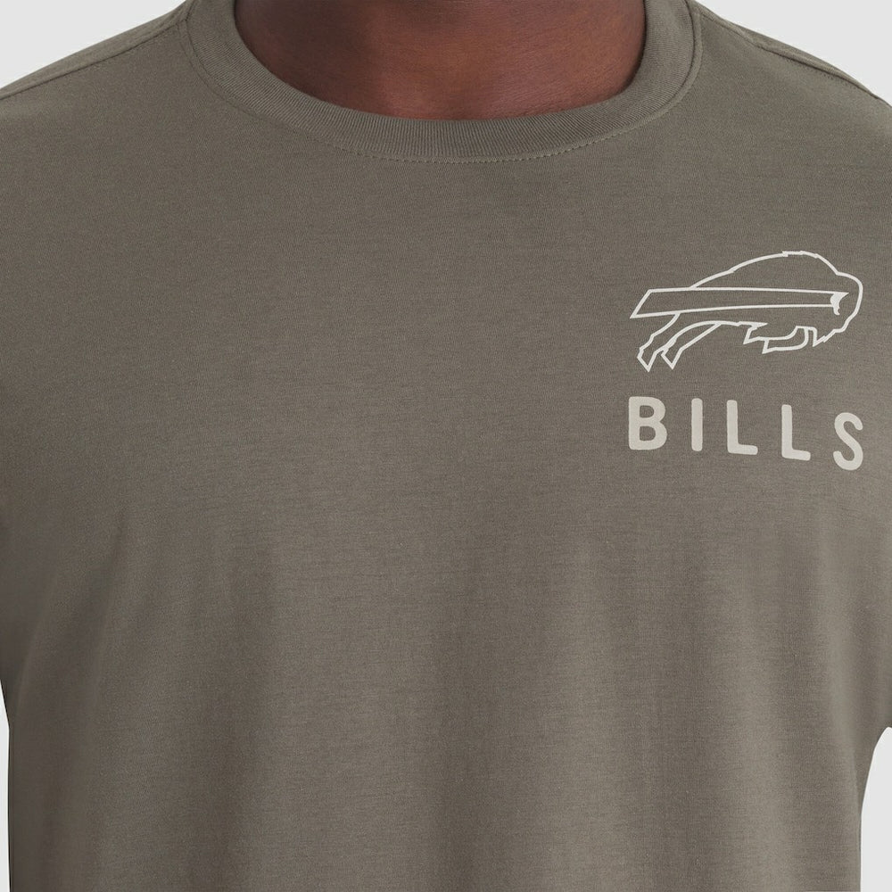 Buffalo Bills 2025 Salute to Service Sideline Long Sleeve T-Shirt - Olive T-shirts