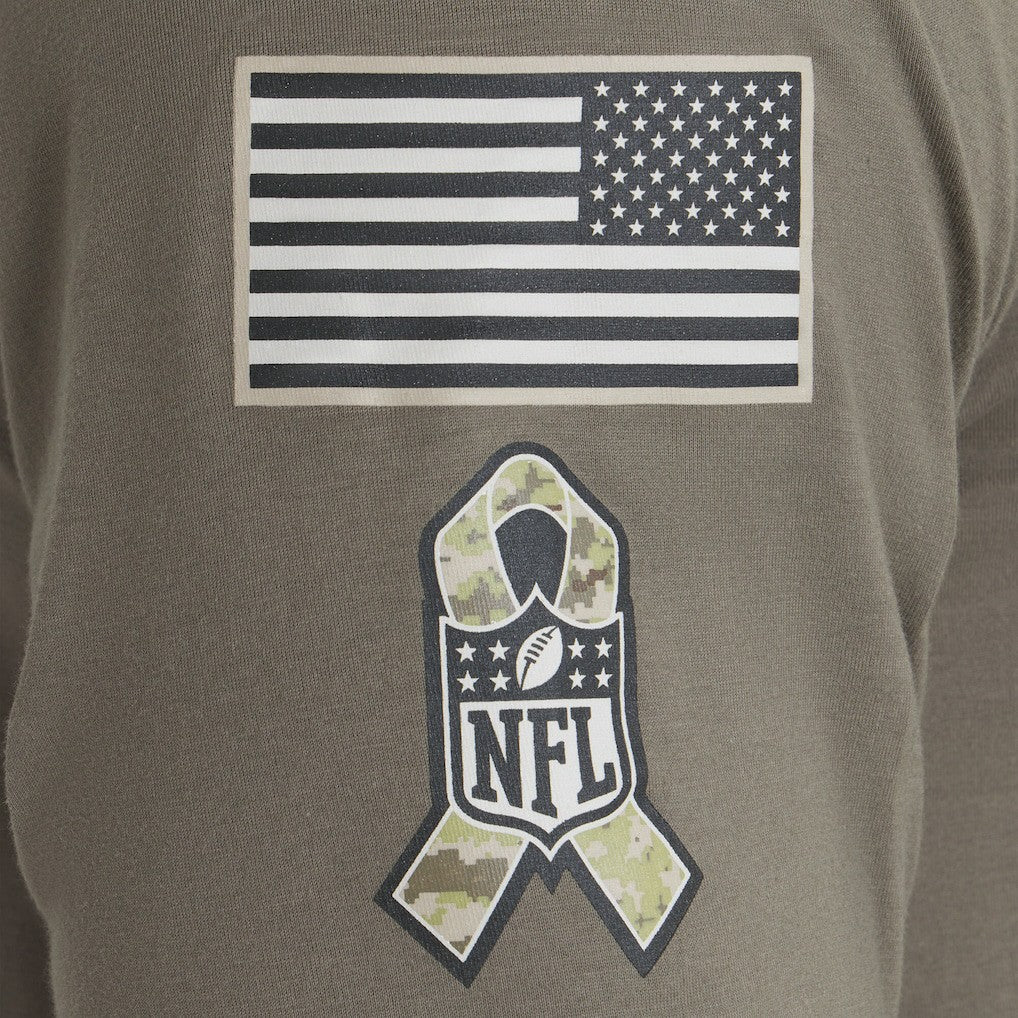 Buffalo Bills 2025 Salute to Service Sideline Long Sleeve T-Shirt - Olive T-shirts
