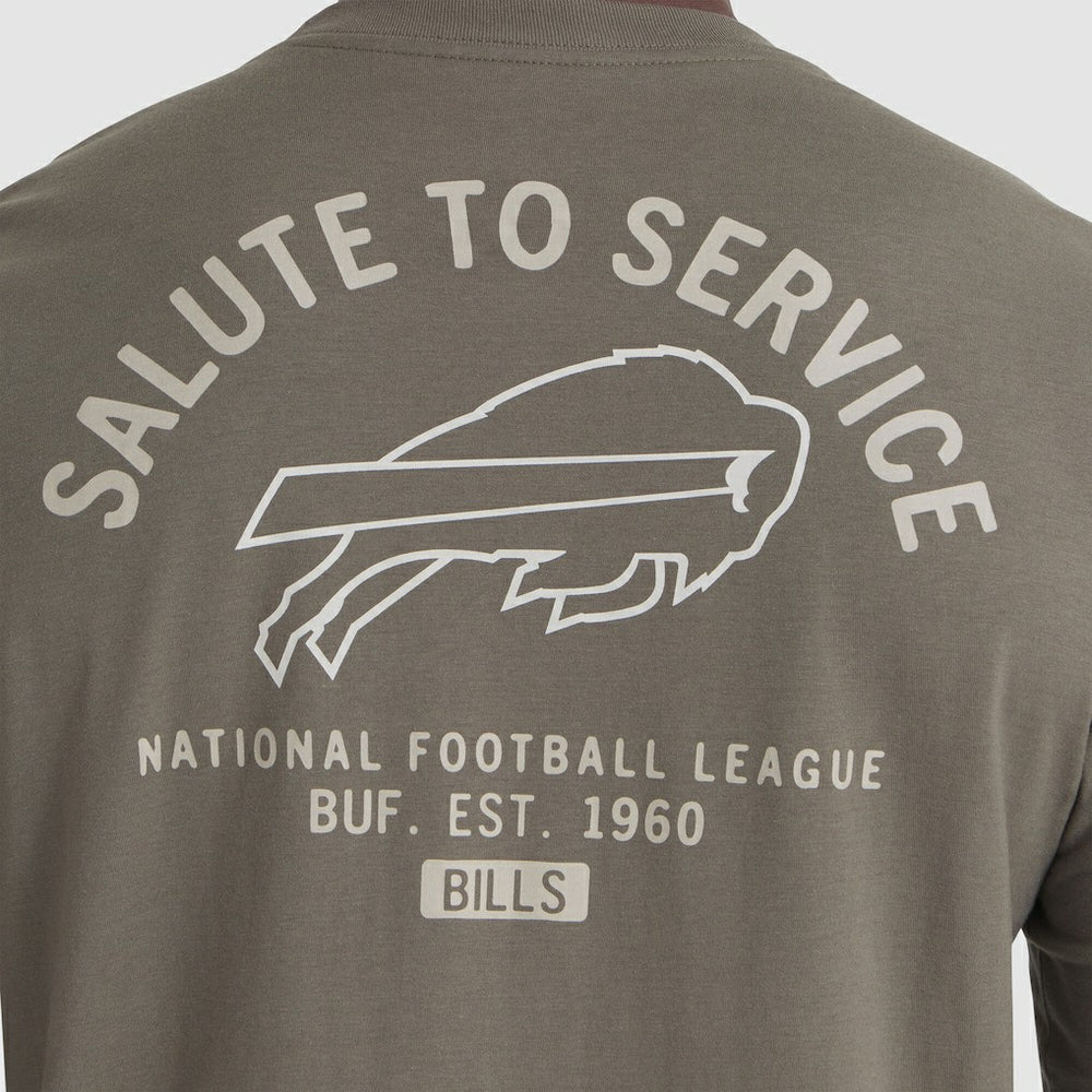Buffalo Bills 2025 Salute to Service Sideline Long Sleeve T-Shirt - Olive T-shirts