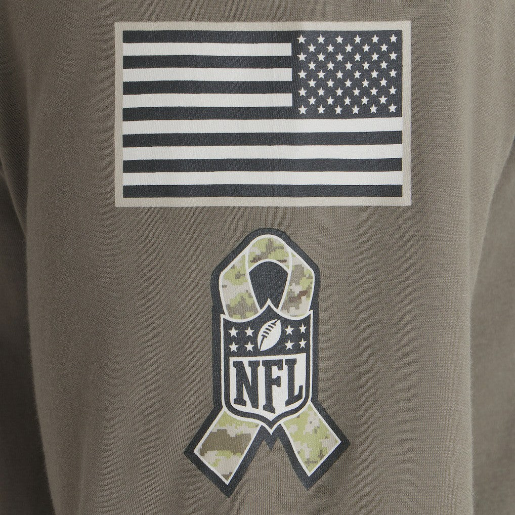 Cleveland Browns 2025 Salute to Service Sideline Long Sleeve T-Shirt - Olive T-shirts