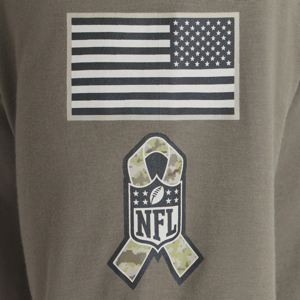 Cleveland Browns 2025 Salute to Service Sideline Long Sleeve T-Shirt - Olive T-shirts